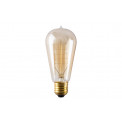 Ретро-лампа Эдисона Hairpin Amber, 40W E27, H-13cm, D-5.8cm