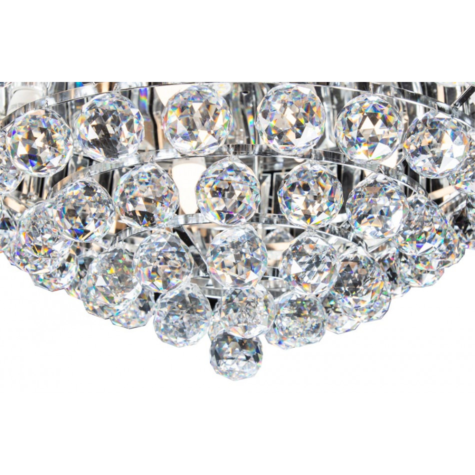 Ceiling lamp Sentavo, H-33cm, Ø-60cm, E14 8x40W, SMD 6W