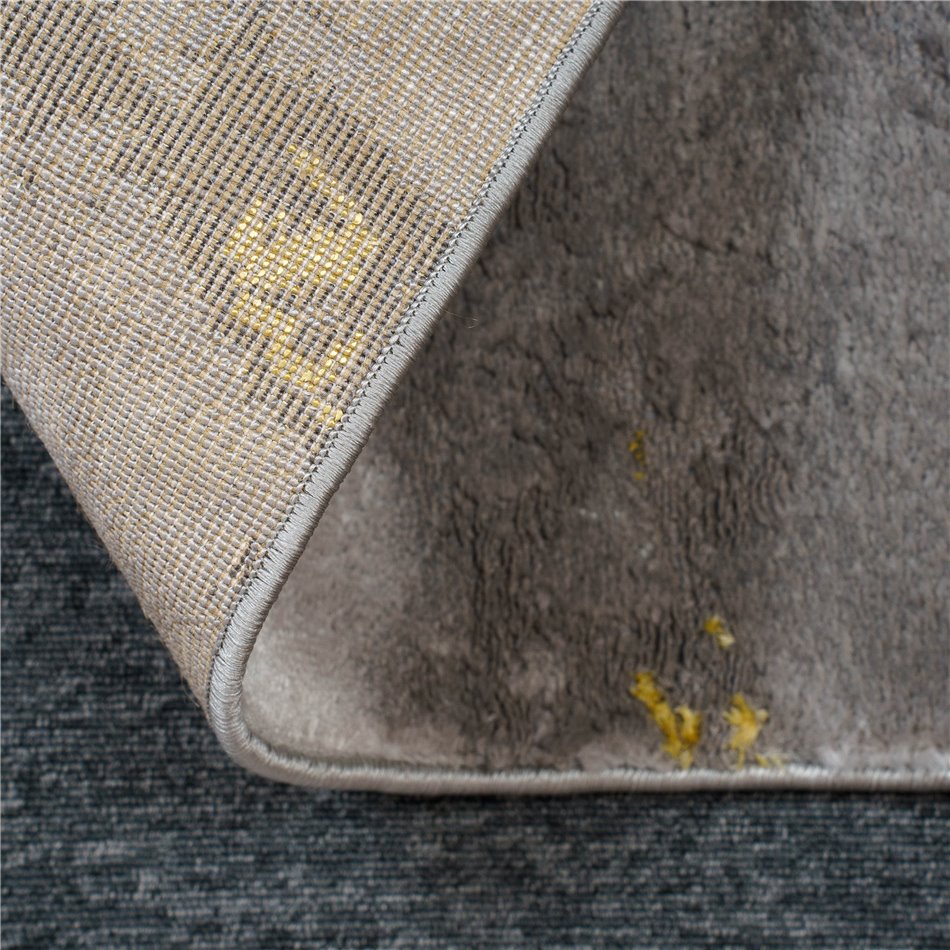 Carpet Larmaris, grey/gold colors, 80x300cm
