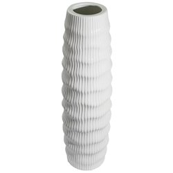 Vase Gavardo white, 13.5x46cm