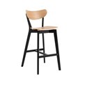 Bar stool Aroxby, natural, H105x45x49cm, seat high 77cm