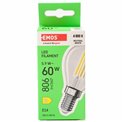 LED Bulb FLM Mini GL NW E14 5.9W, 806lm, 4000K, H8cm D4.5cm