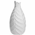 Vase Gardia I, white, 14x26.5cm