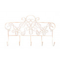 Cast iron Wall hanger with 5 hooks, 46x5x27.5cm