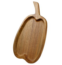 Acacia wood plate Foalow, 32x20xH2cm