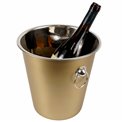 Champagne bucket, golden color, H21.5x20.5x21.5cm
