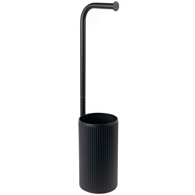 Toilet paper holder Ardoise Onyx, black color, D3,5xH64,7cm