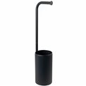 Toilet paper holder Ardoise Onyx, black color, D3,5xH64,7cm