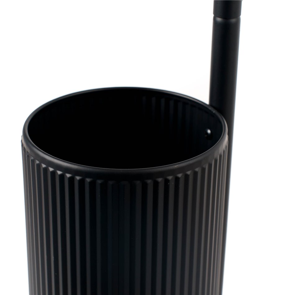 Toilet paper holder Ardoise Onyx, black color, D3,5xH64,7cm