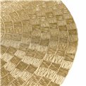 Placemat Rama gold/beige color, D38cm