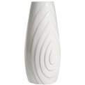 Ваза Gazzano белая, блестящая, H25.2xD11,5см