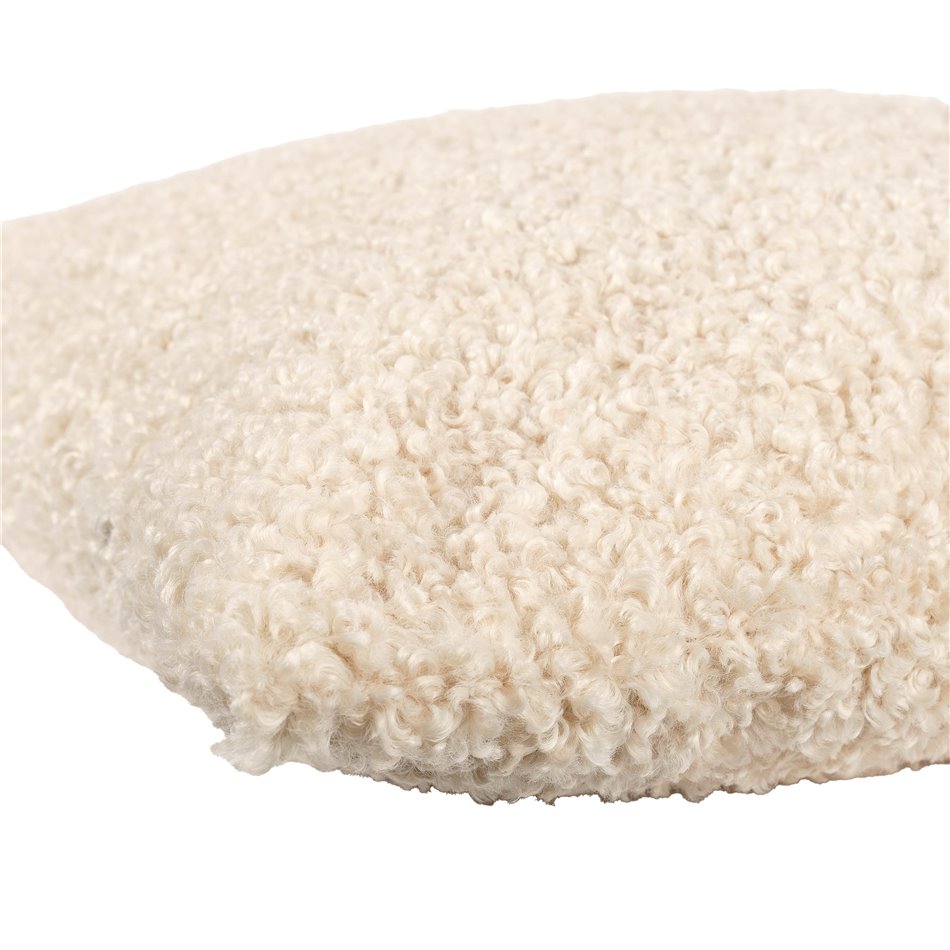 Decorative pillowcase Rolf, cream color, 60x60cm