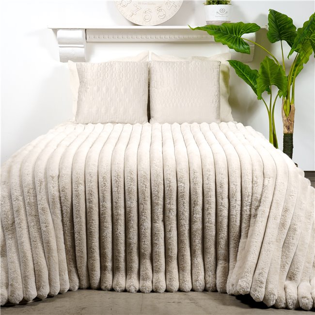Bed cover Jorens, beige, 160x220cm