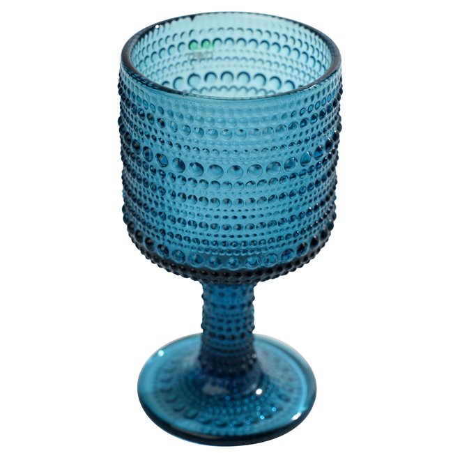 Wine glass  Sater, blue, 270ml, H15.5cm, D8cm