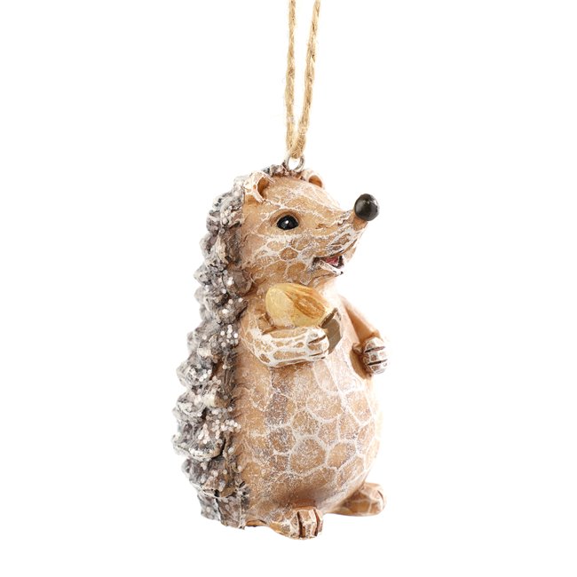 Christmas figurine Hedgehog, H9cm