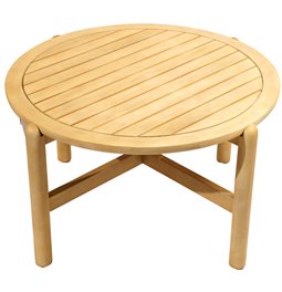 Coffee table Ladeona, acacia, H48xD85,4cm