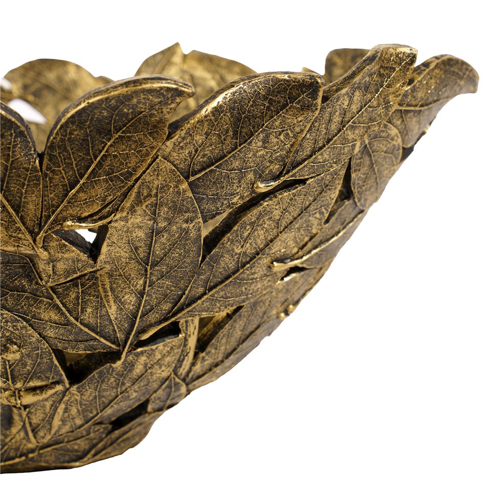Deco plate Leaves, 18.4x41.8x24cm