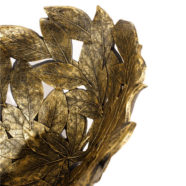 Deco plate Leaves, 18.4x41.8x24cm
