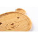 Bamboo plate Bear, 21x16cm