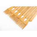 Bamboo forks, set of 12 pieces