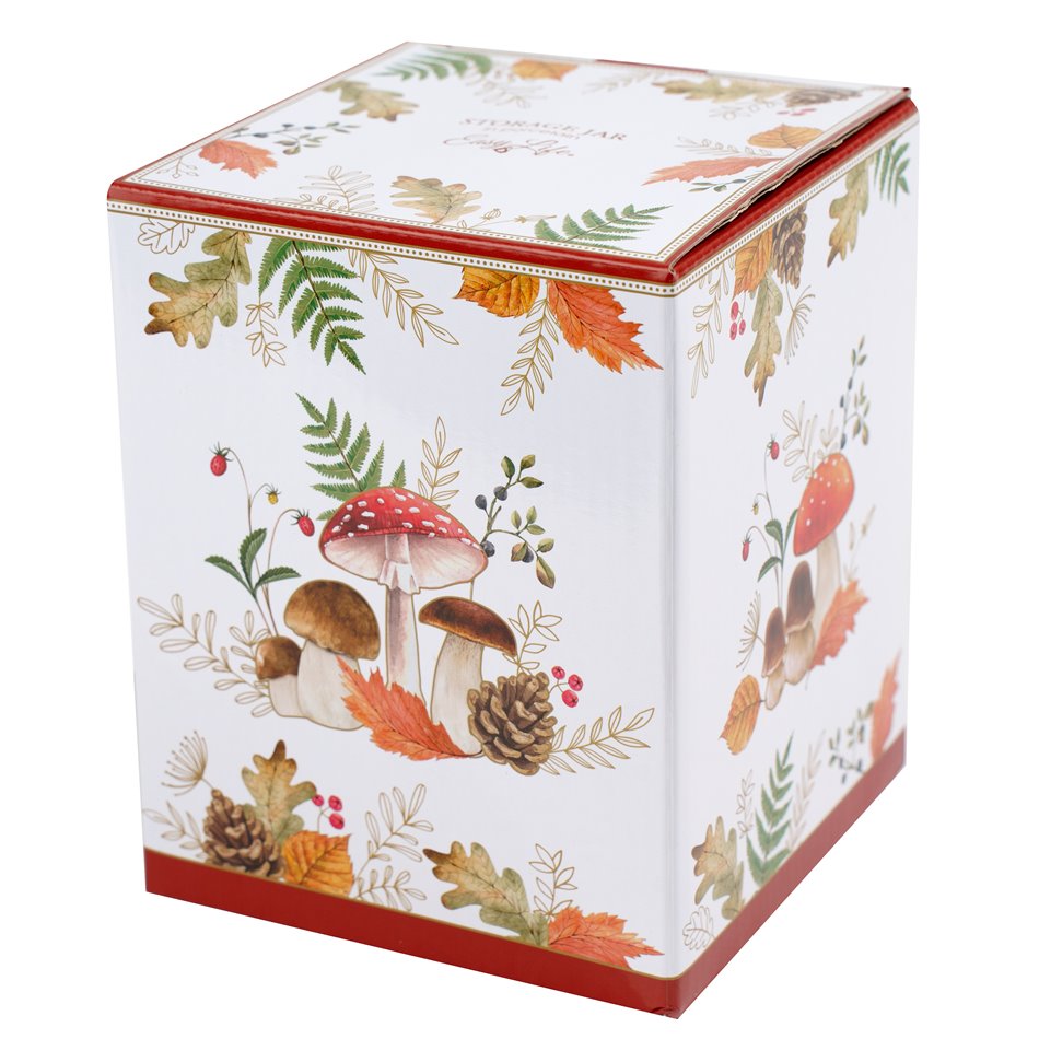 Jar Autumn Breeze, porcelain, D11xH15cm