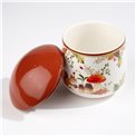 Jar Autumn Breeze, porcelain, D11xH15cm