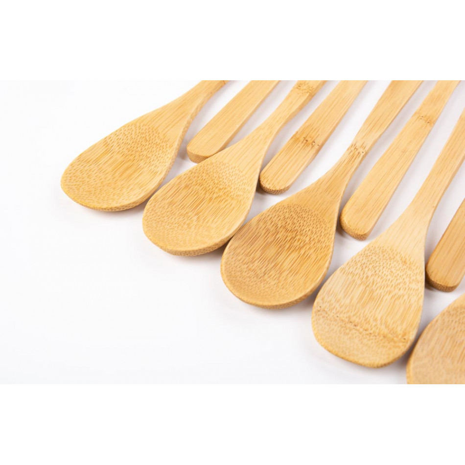 Bamboo spoons, set of 12