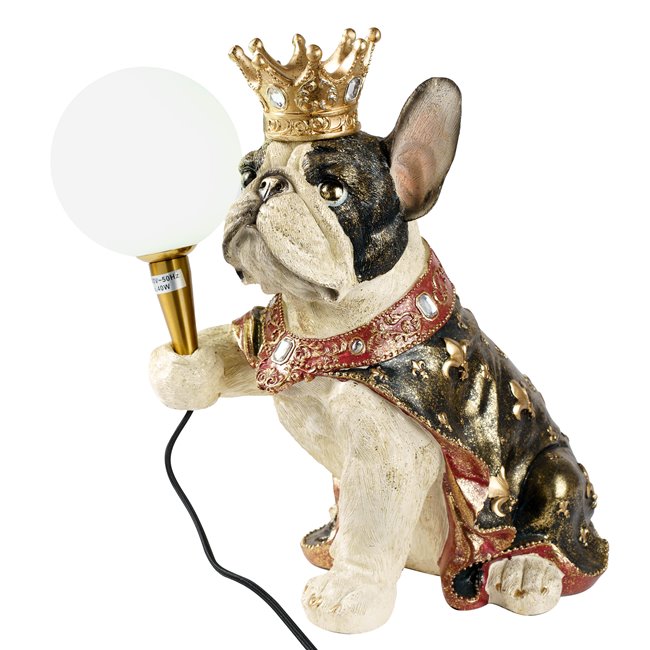 Table lamp Dog Fighting Round Ball, 36x22.5x36cm