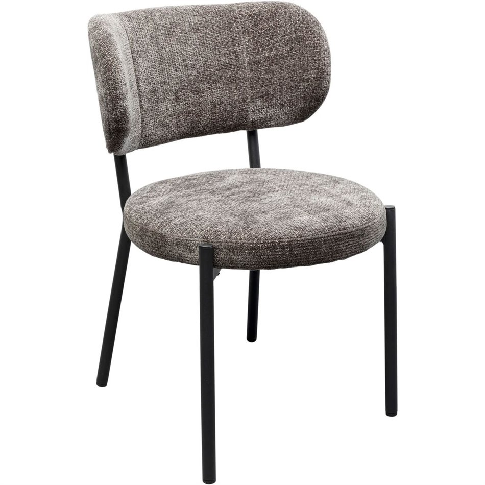 Chair Alfonso, grey, 80x59x54cm, seat height 48cm