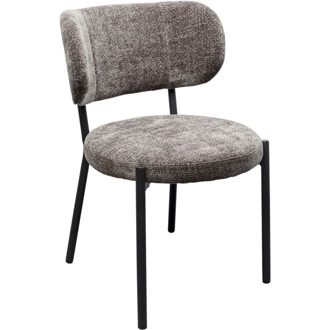 Chair Alfonso, grey, 80x59x54cm, seat height 48cm