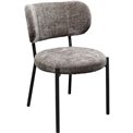 Chair Alfonso, grey, 80x59x54cm, seat height 48cm