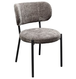 Chair Alfonso, grey, 80x59x54cm, seat height 48cm