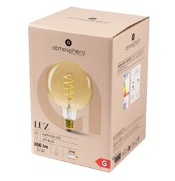 Deko bulb Globe G125, E27, 4W LED, 250 lm, D12.5cm,H17.3cm