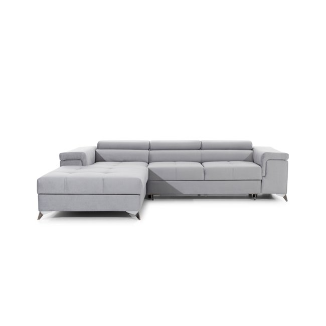 Угловой диван Elcardo L, Monolith 37, зеленый, H88x281x205см