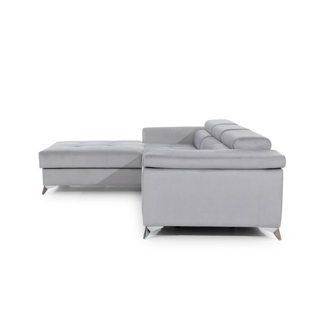 Угловой диван Elcardo L, Monolith 37, зеленый, H88x281x205см