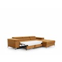 Corner sofa Elcardo R, Monolith 63, pink, H90x280x60cm