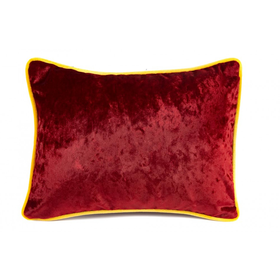 Decorative pillowcase Celebrity 22, with yellow trim, 45x33cm