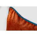 Decorative pillowcase Celebrity 26, turquoise trim, 45x33cm