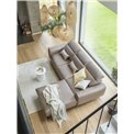 Corner sofa Elfoble R, Nube 24, salmon-colored, H100x267x196cm