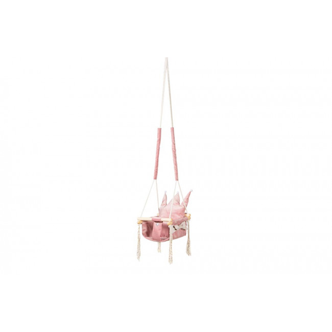 Детские качели Crown, розовые, H170x36x36