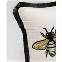 Decorative cushion Bees White, 50x30cm
