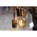 Pendant lamp Rodonda L, glass, E27 3x60W, (max), H-65-163cm, Ø-42cm