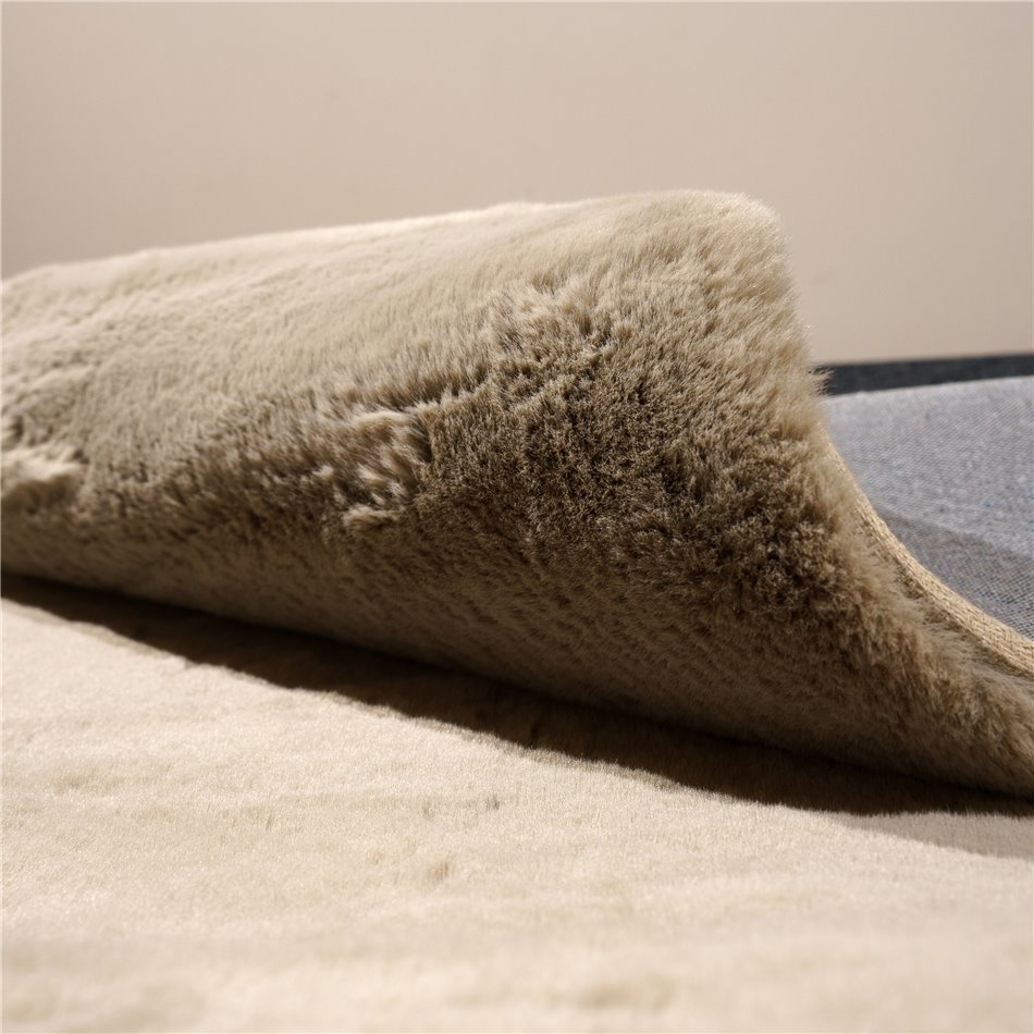 Carpet Laheaven, taupe, 160x160cm