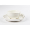 Coffee Cup Costa with saucer, 150ml, H-4cm, D-8.5cm, D-14cm