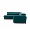 Corner sofa Elkairos L, Inari 96, gray, H95x265x200cm