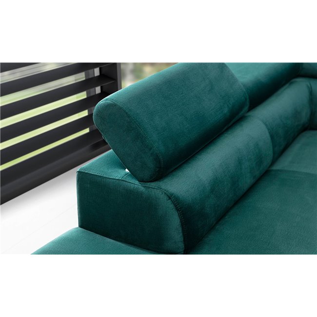 Corner sofa Elkairos L, Soft 17, white, H95x265x200cm
