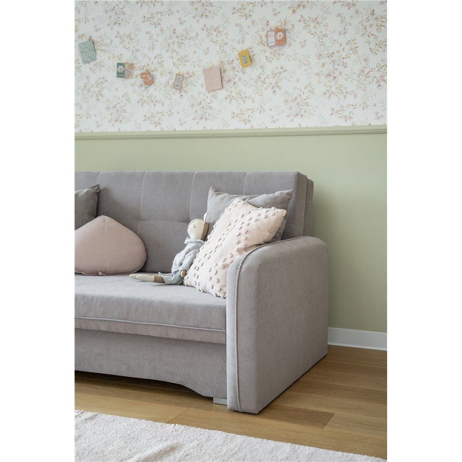 Sofa bed Elaine, Poco 3, gray, H75x155x105cm
