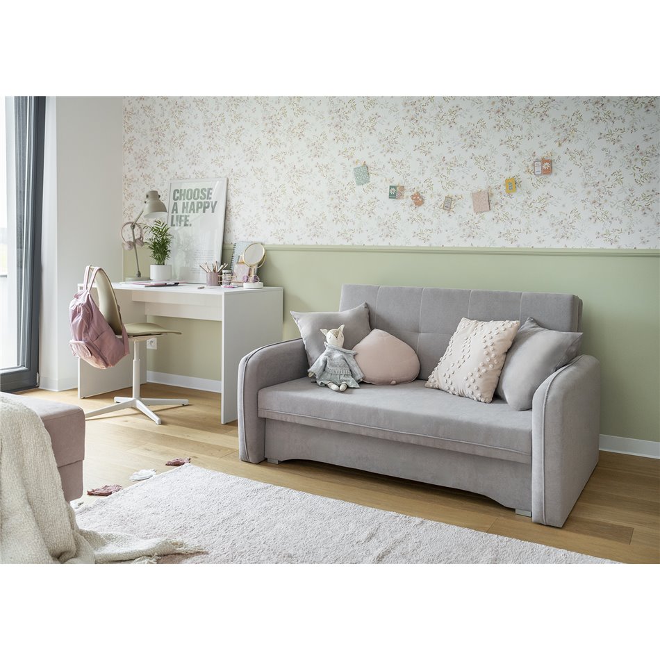 Sofa bed Elaine, Poco 22, brown, H75x155x105cm