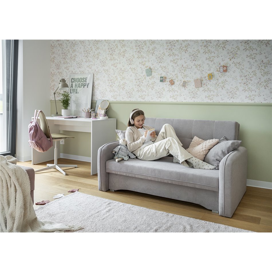 Sofa bed Elaine, Poco 22, brown, H75x155x105cm