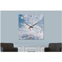 Painting wall clock Balloon dance, 60x60cm